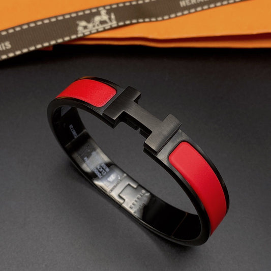 [Max Jewelry ]CLIC HM SO BLACK RED BRACELET