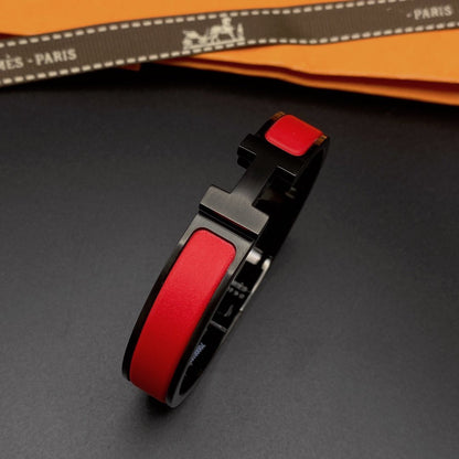[Max Jewelry ]CLIC HM SO BLACK RED BRACELET