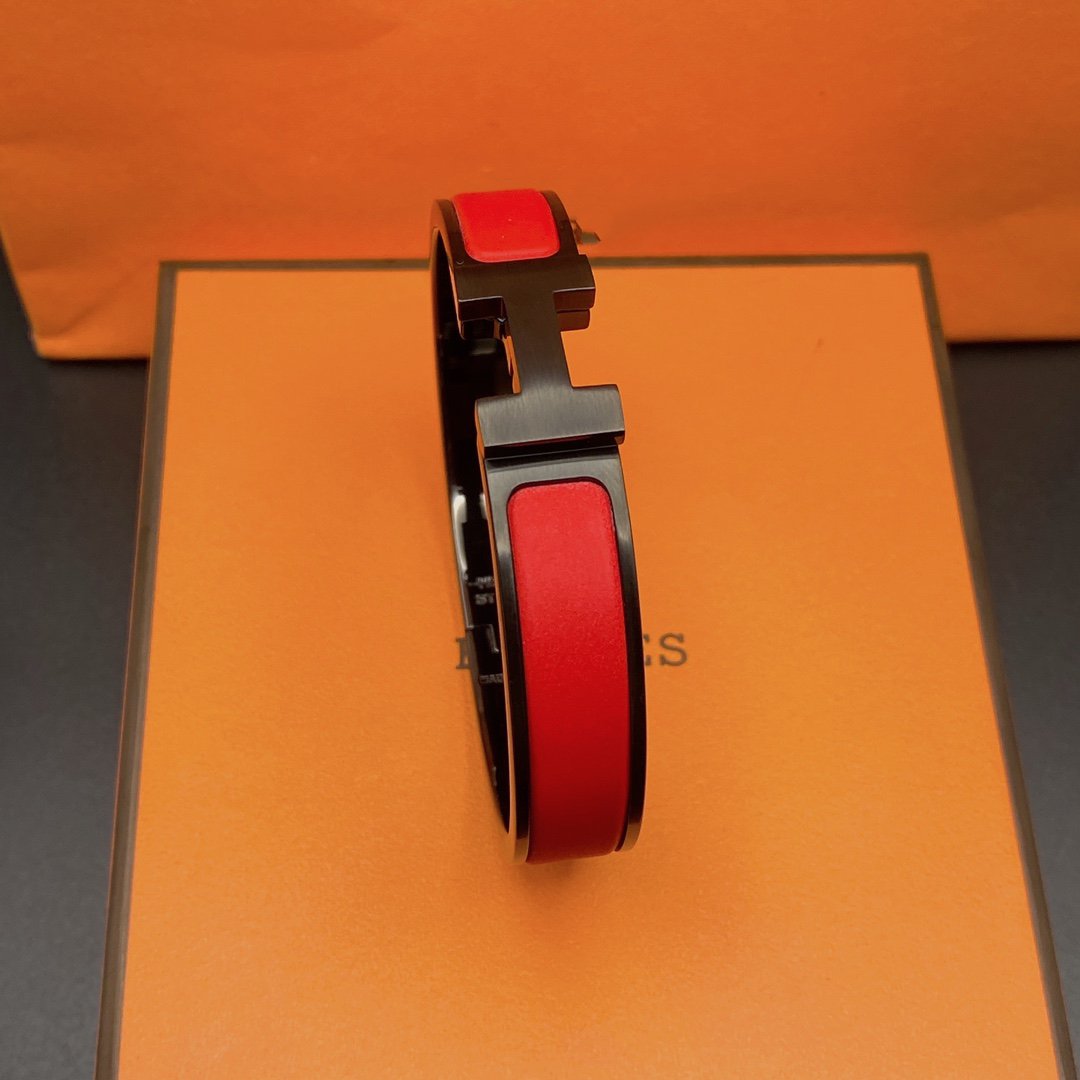 [Max Jewelry ]CLIC HM SO BLACK RED BRACELET