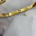 [Plus&Max]CLASSIC HM CLIC WHITE 8MM ENAMEL BRACELET