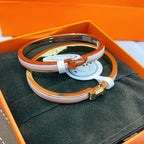 [Plus&Max]CLASSIC HM CLIC  PINK 8MM ENAMEL BRACELET