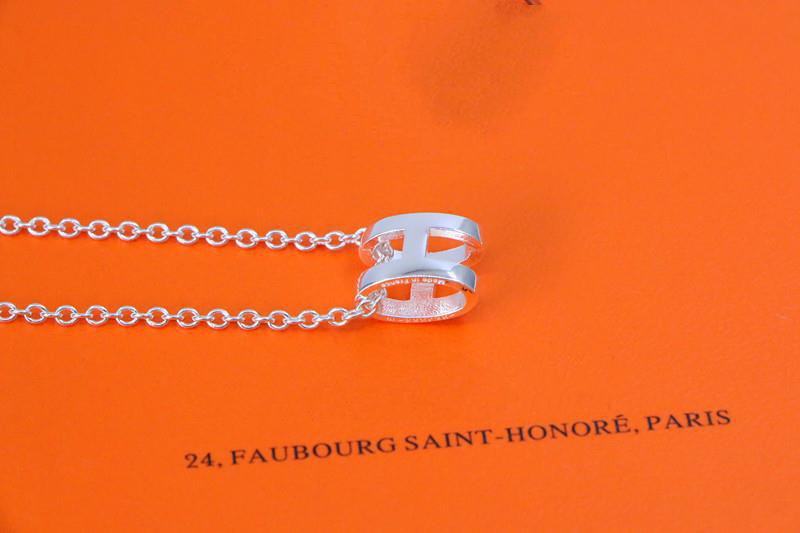 [Max Jewelry ]HM NECKLACE H LETTER OVAL SERIES