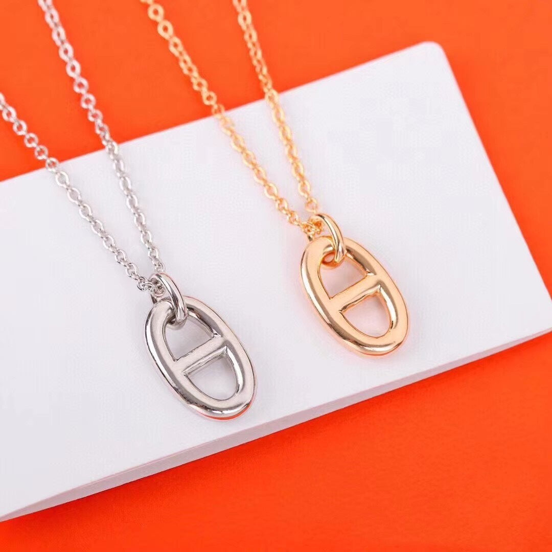 [Max Jewelry ]HM PIG NOSE NECKLACE