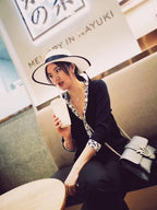 [Plus&Max]HM FIRE PIG NOSE NECKLACE TRENDY STREET