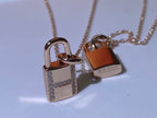 [Plus&Max]HM ADVANCED NICHE LOCK HEAD NECKLACE DIAMONDS