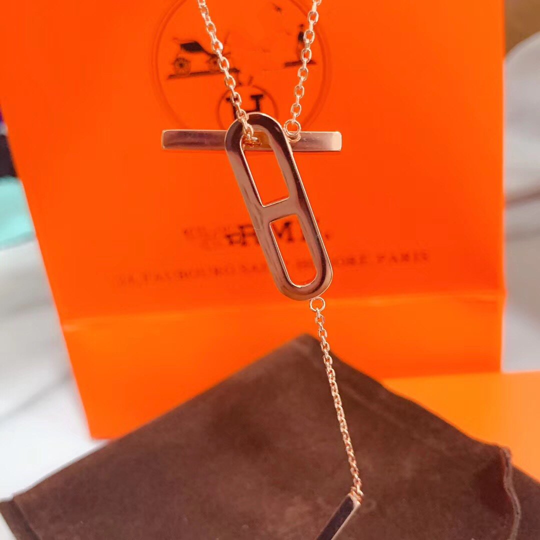 [Max Jewelry ]HM NECKLACE PLATINUM ROSE GOLD DIAMOND