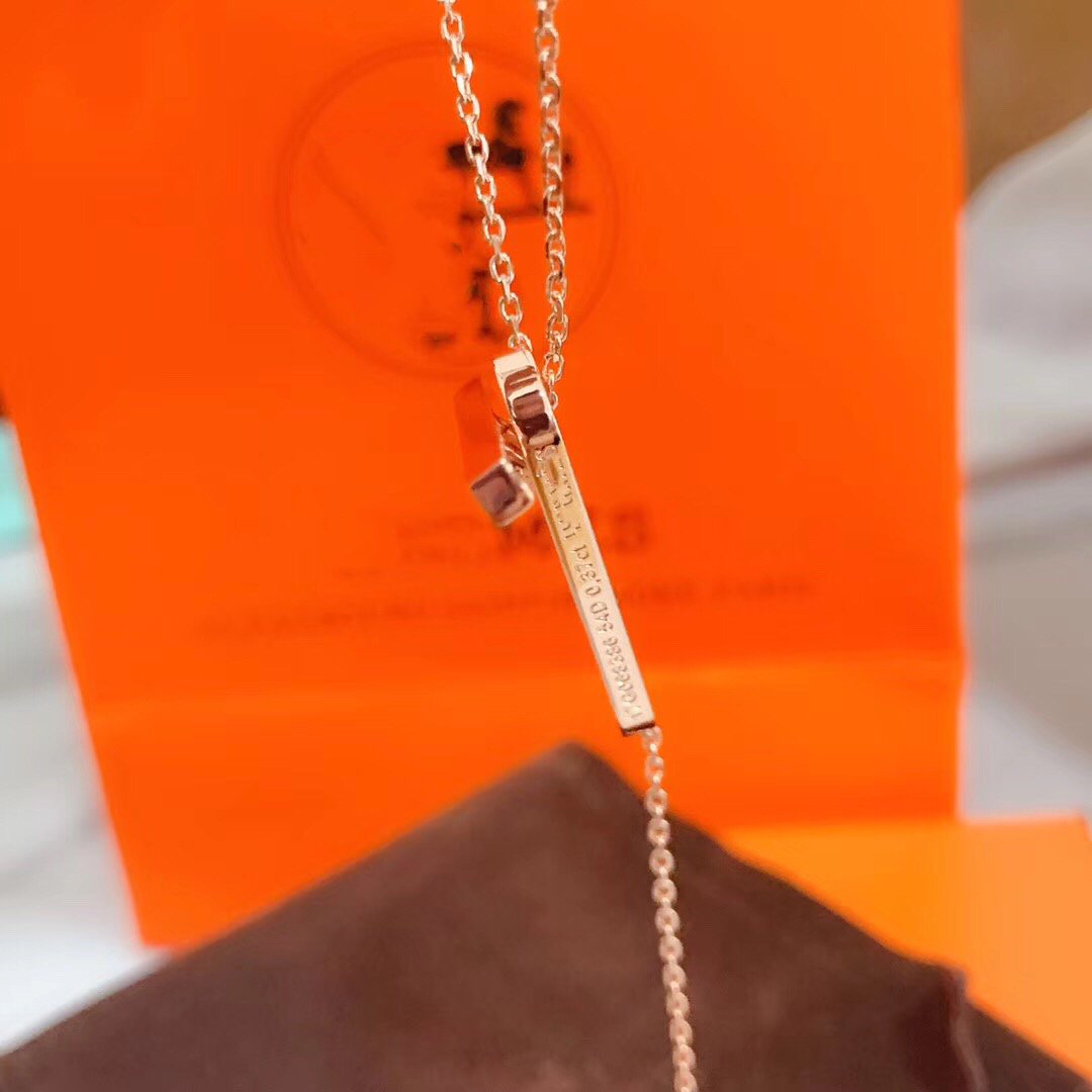[Max Jewelry ]HM NECKLACE PLATINUM ROSE GOLD DIAMOND