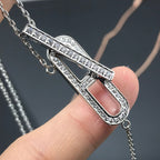 [Plus&Max]HM NECKLACE PLATINUM ROSE GOLD DIAMOND