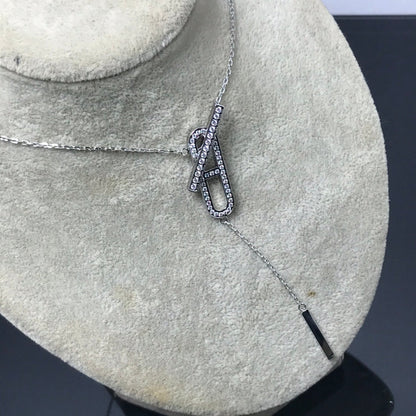 [Max Jewelry ]HM NECKLACE PLATINUM ROSE GOLD DIAMOND