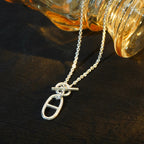 [Plus&Max]HM CHAINE D'ANCRE PENDANT NECKLACE STERLING SILVER