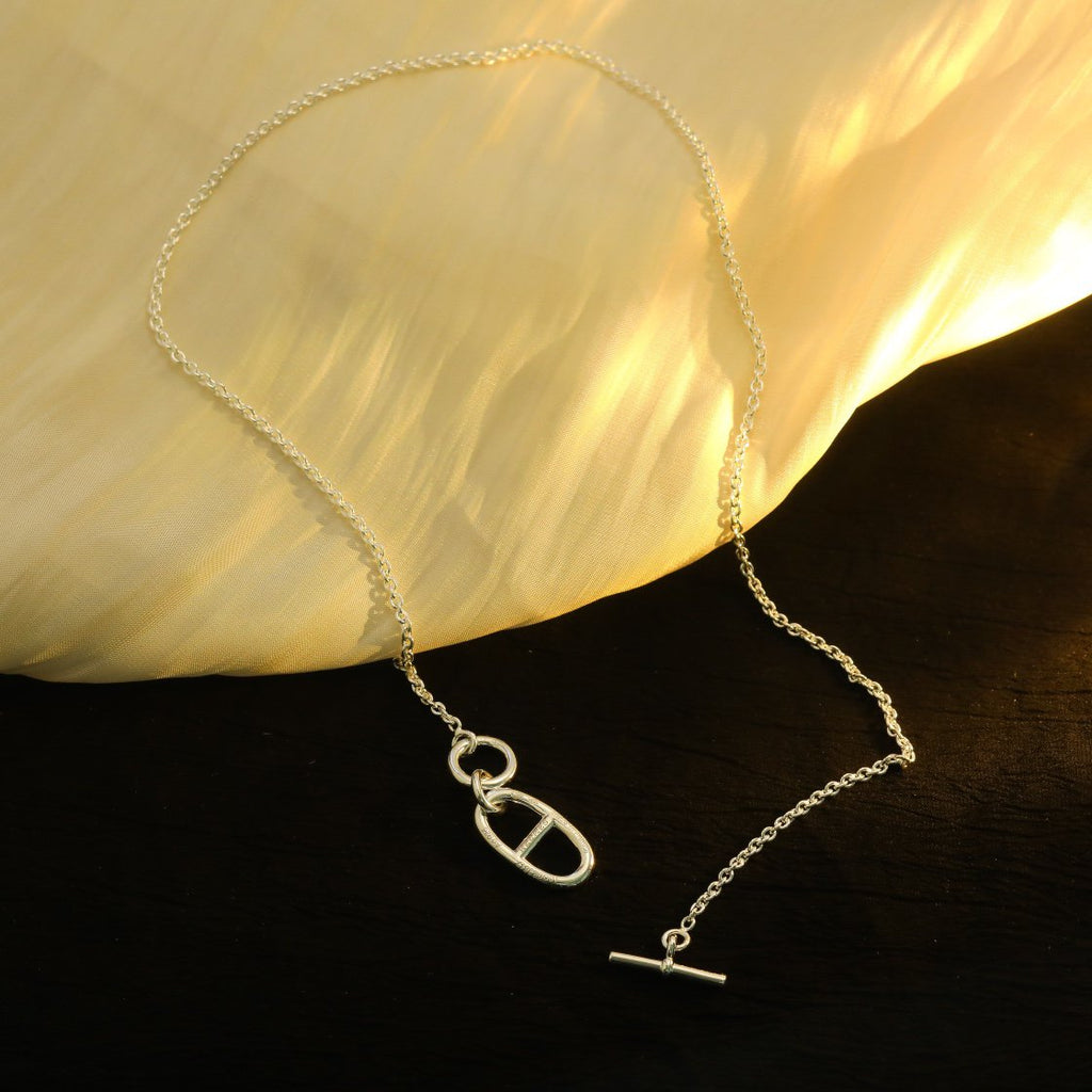 [Plus&Max]HM CHAINE D'ANCRE PENDANT NECKLACE STERLING SILVER