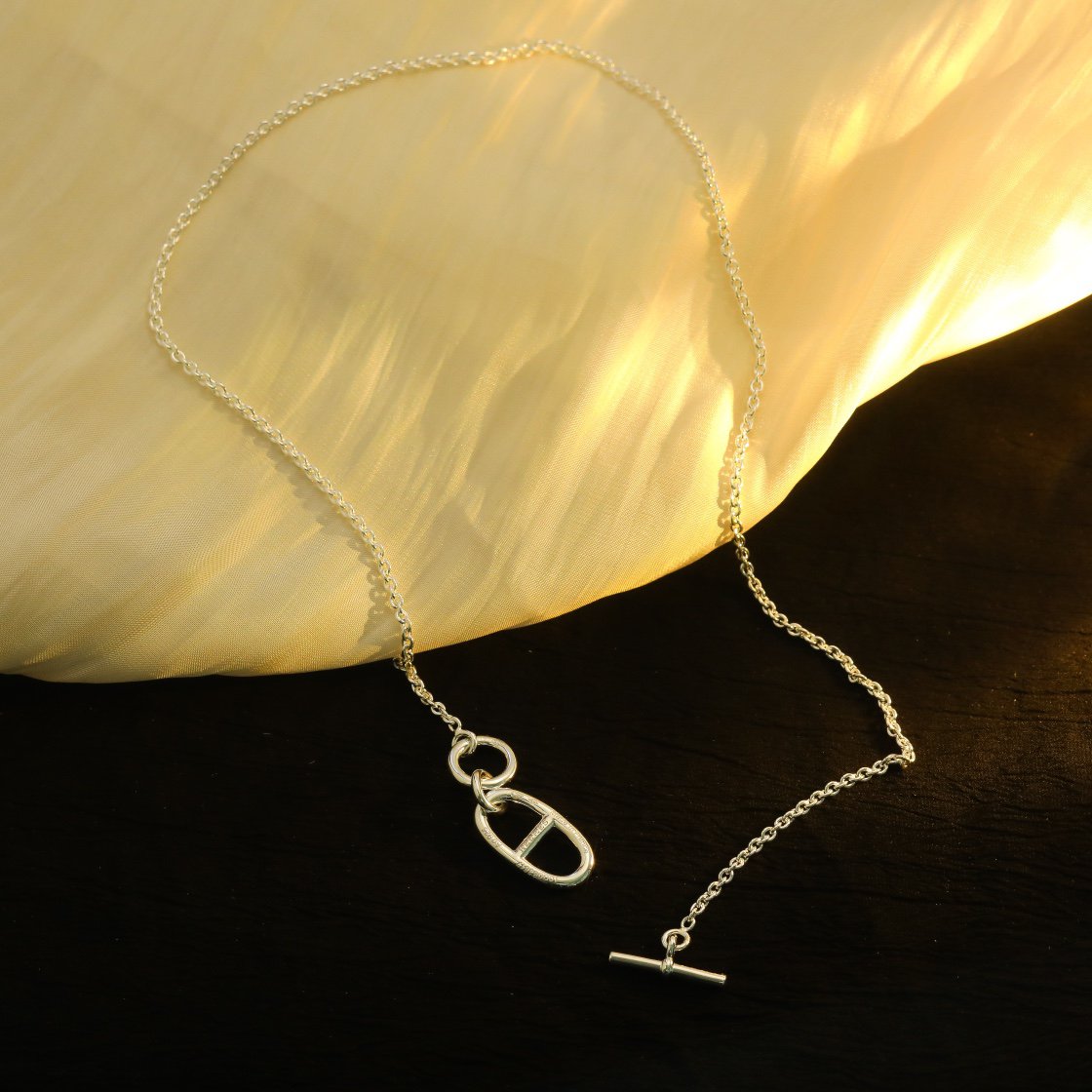 [Max Jewelry ]HM CHAINE D'ANCRE PENDANT NECKLACE STERLING SILVER