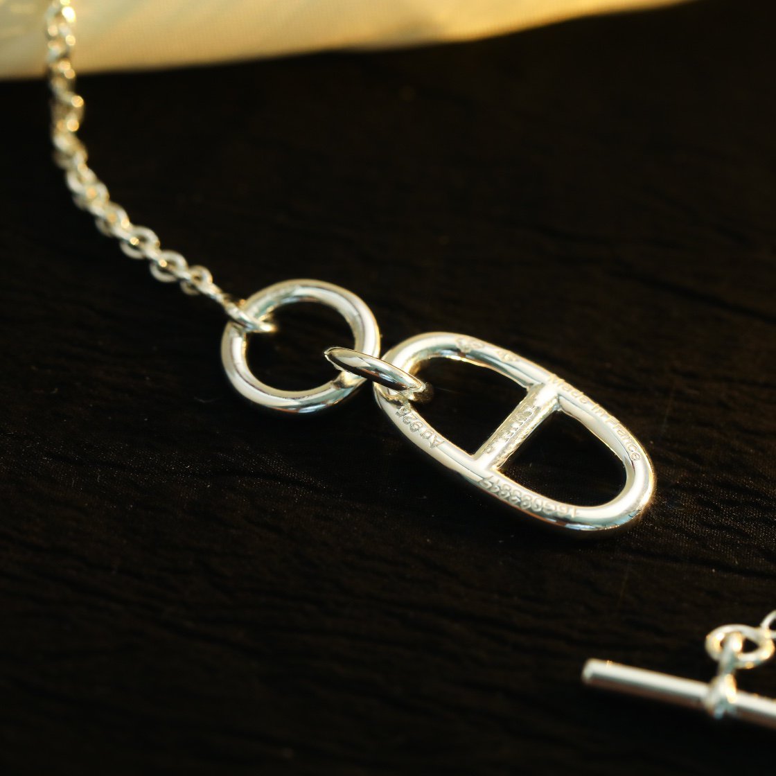 [Max Jewelry ]HM CHAINE D'ANCRE PENDANT NECKLACE STERLING SILVER