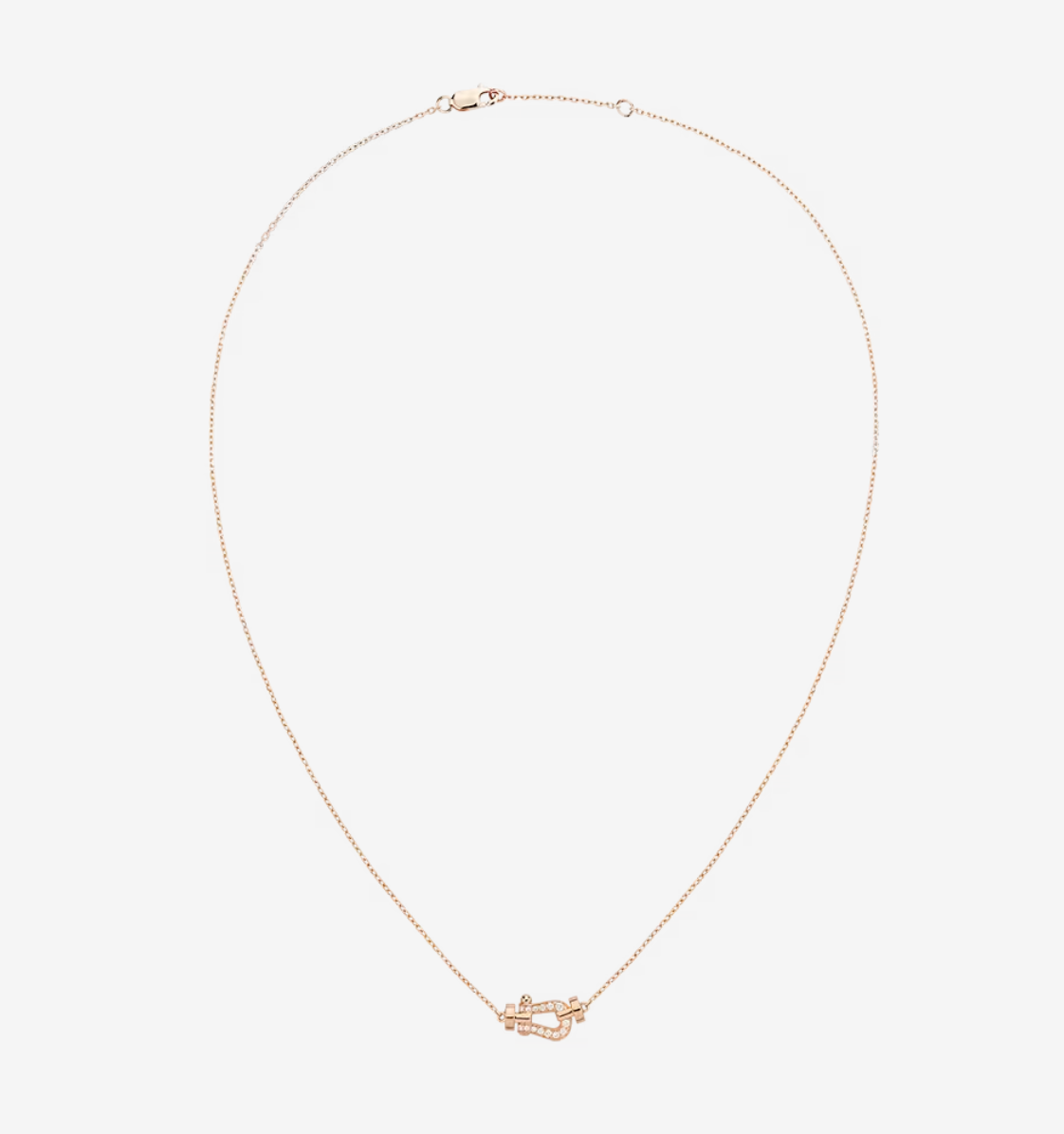 [Max Jewelry ]FORCE 10 DIAMOND PINK GOLD NECKLACE MINI MODEL