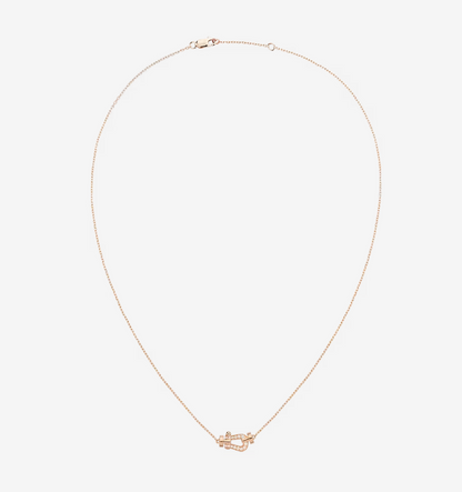 [Max Jewelry ]FORCE 10 DIAMOND PINK GOLD NECKLACE MINI MODEL