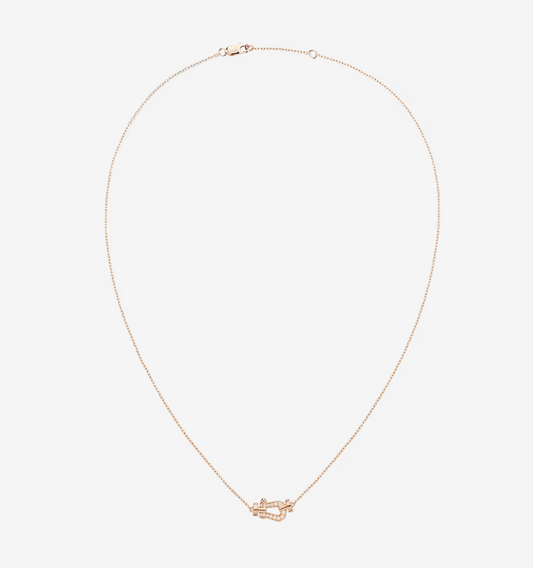 [Max Jewelry ]FORCE 10 DIAMOND PINK GOLD NECKLACE MINI MODEL