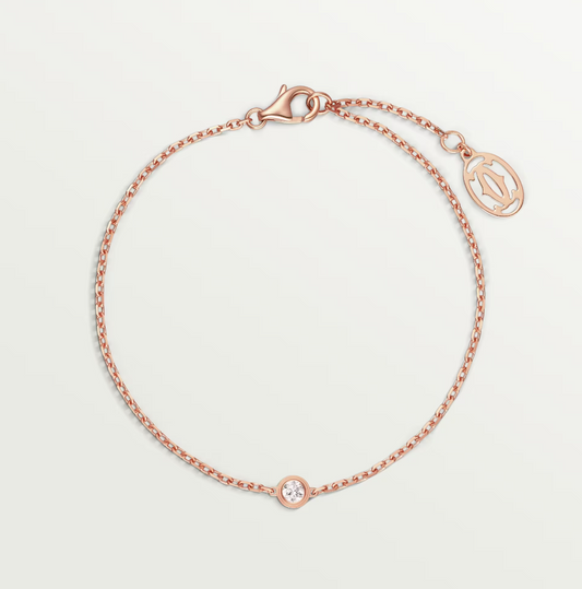 [Max Jewelry ]DAMOUR DIAMOND LINK BRACELET