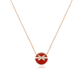 [Plus&Max]JEUX DE ROSE GOLD DIAMOND NECKLACE