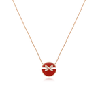 [Plus&Max]JEUX DE ROSE GOLD DIAMOND NECKLACE