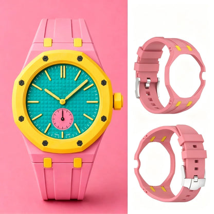 [Plus&Max]ROYAL OAK POP EXCLUSIVE RUBBER STRAP