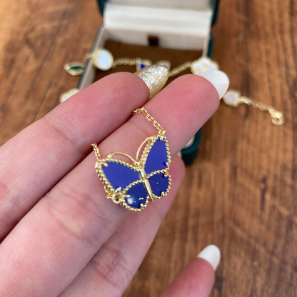 [Max Jewelry] 2026 NEW LUCKY BUTTERFLY 1 MOTIFS NECKLACE