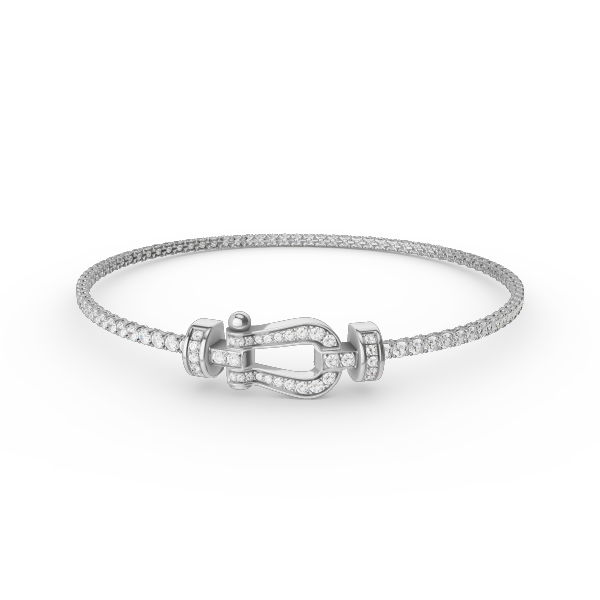 [Max Jewelry ]FORCE  HORSESHOE  DIAMOND TENNIS BRACELET