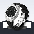 Royal Oak Pop Exclusive Steel Case With Diamond(Moissanite) & Silicone Strap