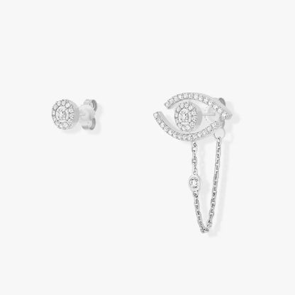 [Max Jewelry]Lucky Eye Diamond Earrings