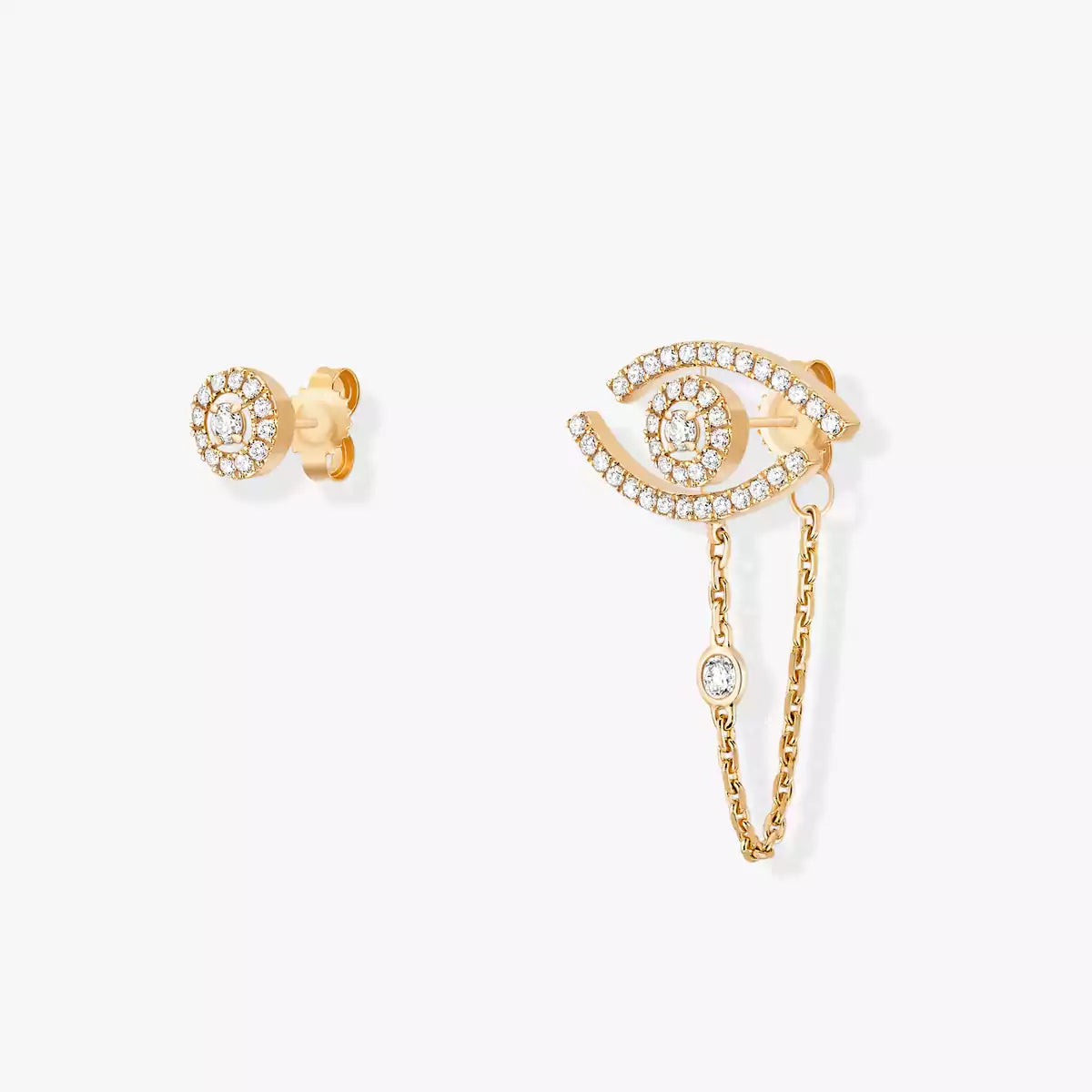 [Max Jewelry]Lucky Eye Diamond Earrings