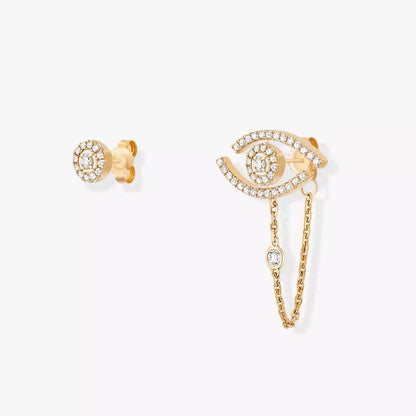 [Max Jewelry]Lucky Eye Diamond Earrings
