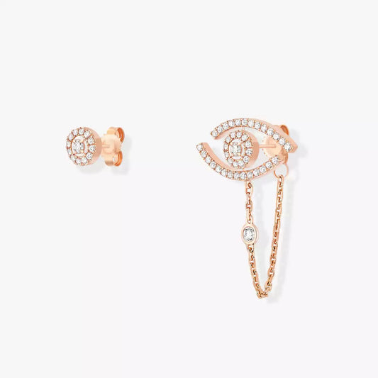 [Max Jewelry]Lucky Eye Diamond Earrings