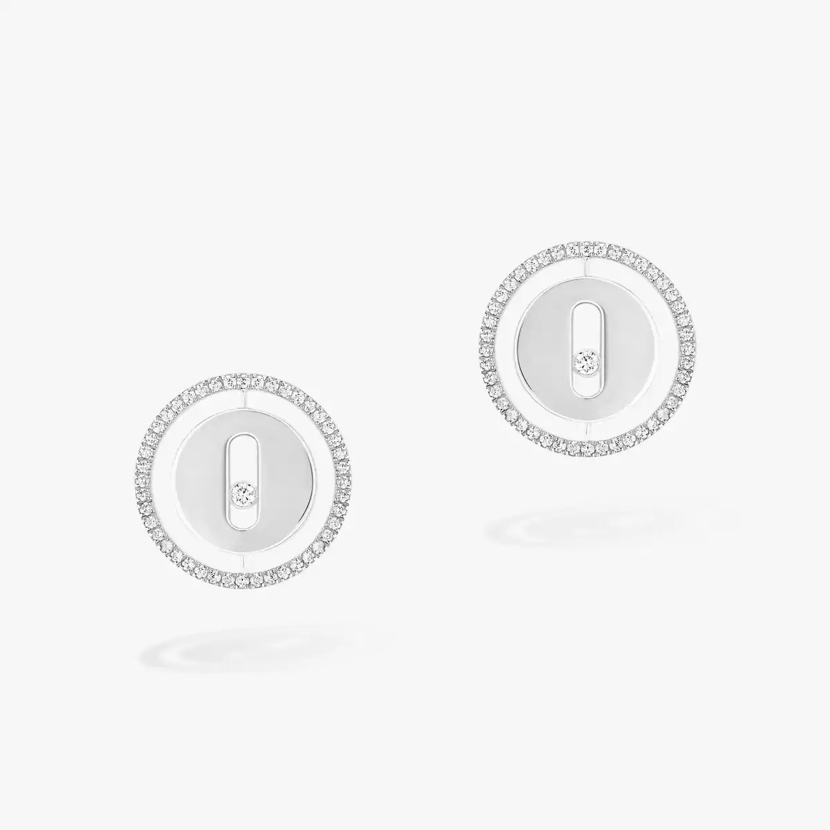 [Max Jewelry]Lucky Move Diamond Earrings