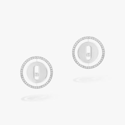 [Plus&Max]Lucky Move Diamond Earrings