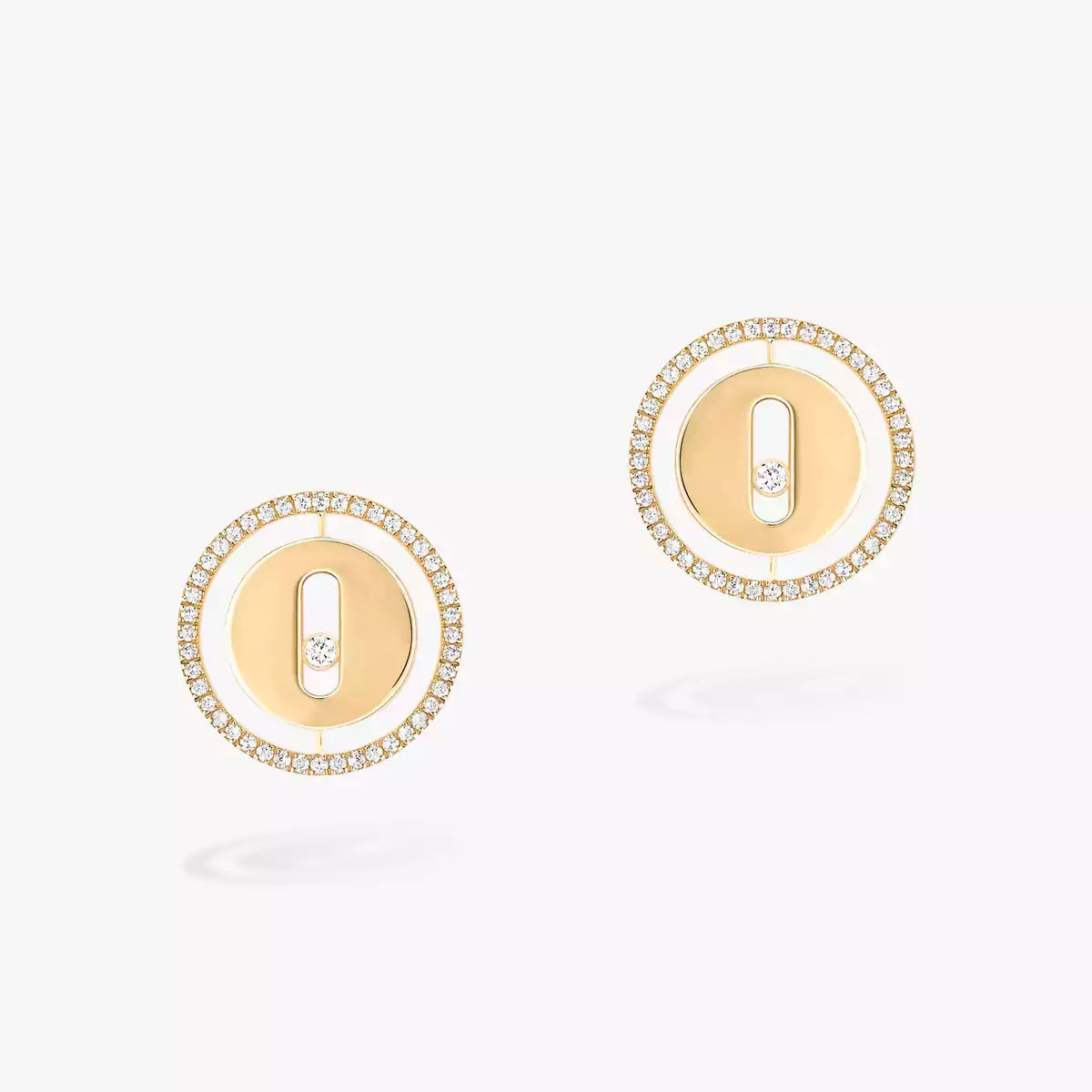[Max Jewelry]Lucky Move Diamond Earrings