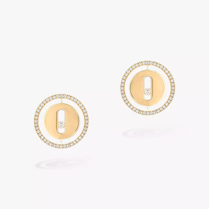 [Max Jewelry]Lucky Move Diamond Earrings