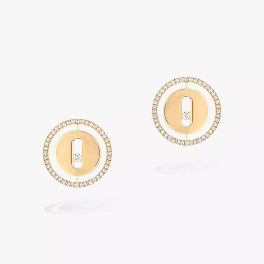 [Max Jewelry]Lucky Move Diamond Earrings