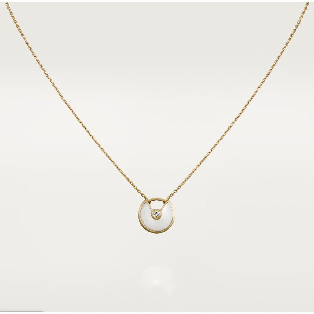 [Plus&Max]AMULETTE ROSE GOLD MOP NECKLACE