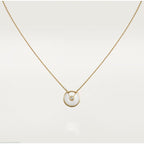 [Plus&Max]AMULETTE ROSE GOLD MOP NECKLACE