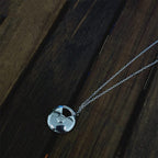 [Plus&Max]AMULETTE SILVER FULL DIAMOND NECKLACE