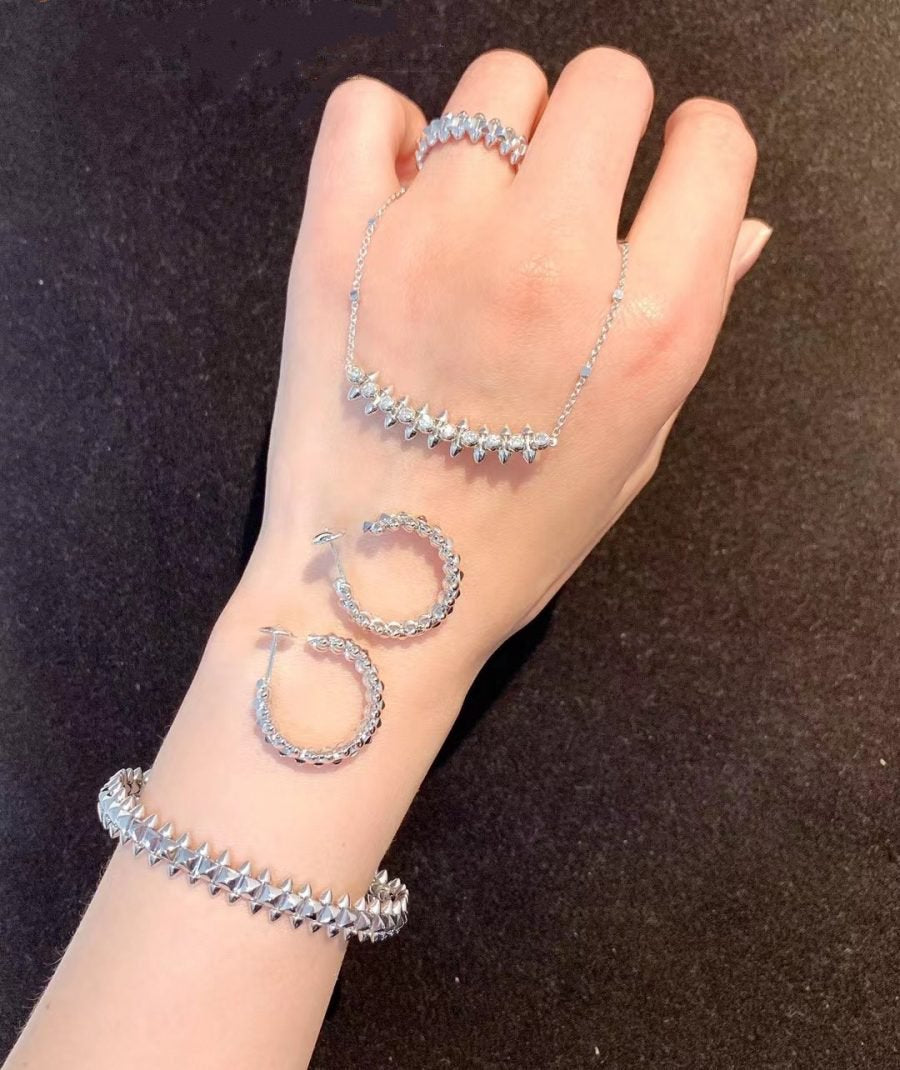 [Max Jewelry ]CLASH SILVER BRACELET