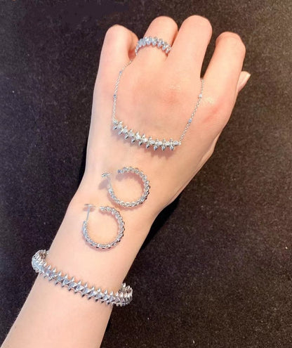 [Max Jewelry ]CLASH SILVER BRACELET