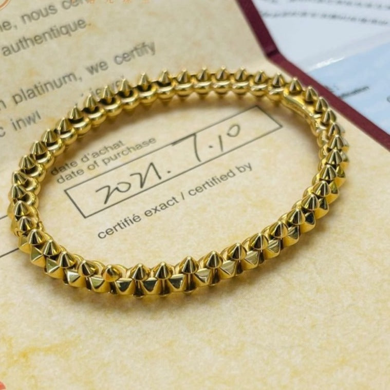 [Max Jewelry ]CLASH GOLD BRACELET