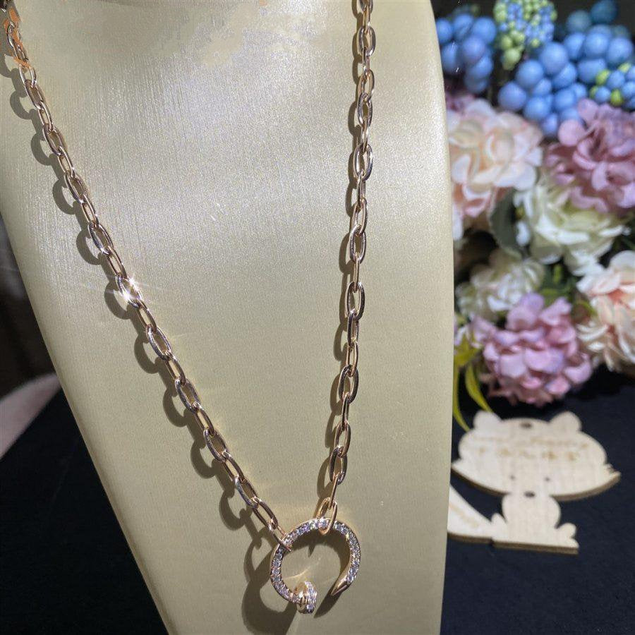 [Max Jewelry ]JUSTE NECKLACE DIAMONDS