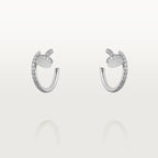 [Plus&Max]JUSTE EARRINGS 12.75MM SILVER DIAMOND