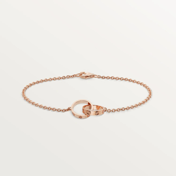 [Max Jewelry ]LOVE BRACELET DOUBLE RING