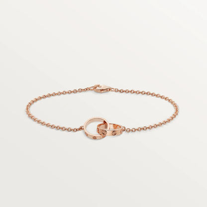 [Max Jewelry ]LOVE BRACELET DOUBLE RING