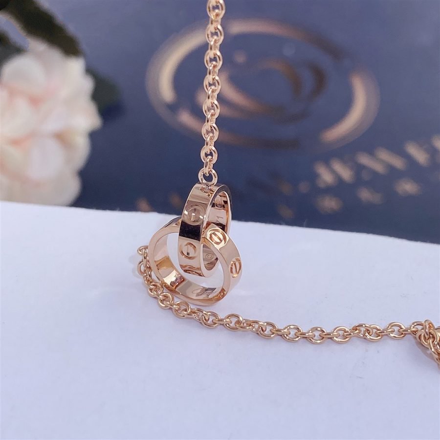 [Max Jewelry ]LOVE BRACELET DOUBLE RING