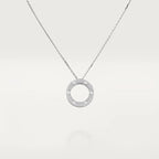[Plus&Max]LOVE NECKLACE ADJUSTABLE SILVER