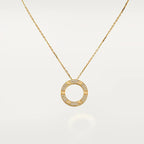 [Plus&Max]LOVE NECKLACE ADJUSTABLE ROSE GOLD