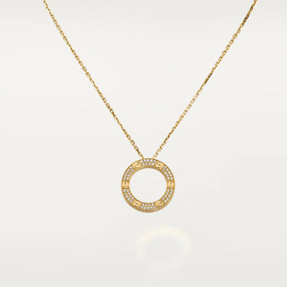 [Max Jewelry ]LOVE NECKLACE ADJUSTABLE ROSE GOLD